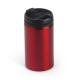 Vaso de acero inoxidable de 290 ml con tapa PP MILU Ref.RMD4029-ROJO 