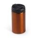 Vaso de acero inoxidable de 290 ml con tapa PP MILU Ref.RMD4029-NARANJA 