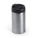 Vaso de acero inoxidable de 290 ml con tapa PP MILU Ref.RMD4029-PLATA 