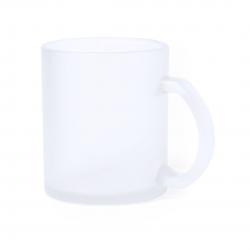 Taza de café de cristal personalizada con logo. 390 ml.