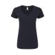 Camiseta de mujer color Iconic V-Neck 150g/m2 Ref.1327-MARINO OSCURO