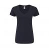 Camiseta de mujer color Iconic V-Neck 150g/m2