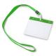 Lanyard con mosquetón e identificador de PVC a juego POMEL Ref.RLY7045-VERDE OSCURO 