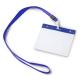 Lanyard con mosquetón e identificador de PVC a juego POMEL Ref.RLY7045-ROYAL 