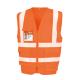 Chaleco de seguridad con cremallera Ref.TTR477X-NARANJA FLUORESCENTE