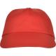 Gorra 5 paneles Basica Ref.RGO7000-ROJO