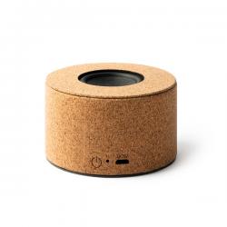 Altavoz con cuerpo de corcho natural y membrana visible MARCO