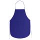 Delantal de non-woven a color con bolsillo central KELLER Ref.RDE9130-ROYAL 