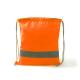 Mochila de cordones con banda reflectante LABUR Ref.RMO7184-NARANJA FLUOR 