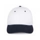 Gorra con hebilla metálica de 6 paneles Ref.TTKP188-NAVAL BLANCA 