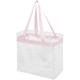 Bolsa tote transparente Hampton Ref.PF120089-ROSA CLARO/TRANSPARENTE CLARO 