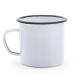 Taza metálica con capacidad 380ml ANON Ref.RMD4015-BLANCO/BLANCO 