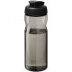 Bidón deportivo con tapa flip de 650 ml h2o active® Eco base Ref.PF220100-NEGRO INTENSO/CARBON 