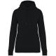 Sudadera ecorresponsable con capucha y mangas raglán mujer Ref.TTNS422-NEGRO