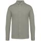 Camisa ecorresponsable de punto jersey hombre Ref.TTNS510-VERDE DE ALMENDRAS