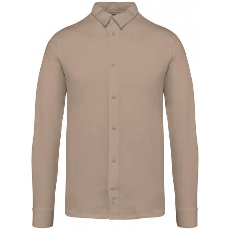 Camisa ecorresponsable de punto jersey hombre