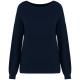 Jersey ecorresponsable de lana merina mujer Ref.TTNS920-AZUL MARINO