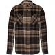 Sobrecamisa leñador forro de sherpa Ref.TTK579-CAMEL/BLACK CHECKED