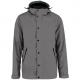 Chaqueta ecorresponsable con capucha unisex Ref.TTKNS600-SKY GREY