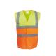 Chaleco de alta visibilidad bicolor Ref.TTYHVW122-HI VIS YELLOW/ORANGE