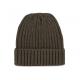 Gorro de punto canalé 2 x 1 con dobladillo Ref.TTKP953-ALGAE GREEN 