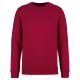 Sudadera  ecorresponsable de cuello redondo unisex Ref.TTNS400-HIBISCO ROJO