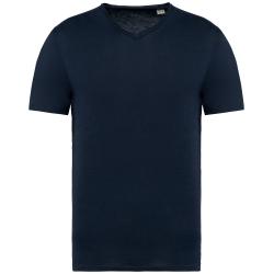 Camiseta ecorresponsable slub con bordes sin rematar hombre