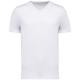 Camiseta ecorresponsable slub con bordes sin rematar hombre Ref.TTNS318-BLANCO