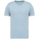 Camiseta ecorresponsable slub con bordes sin rematar hombre Ref.TTNS318-AGUAMARINA