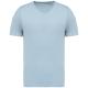 Camiseta ecorresponsable slub con bordes sin rematar hombre Ref.TTNS318-AGUAMARINA