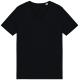 Camiseta ecorresponsable slub con bordes sin rematar hombre Ref.TTNS318-NEGRO