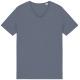 Camiseta ecorresponsable slub con bordes sin rematar hombre Ref.TTNS318-MINERAL GREY