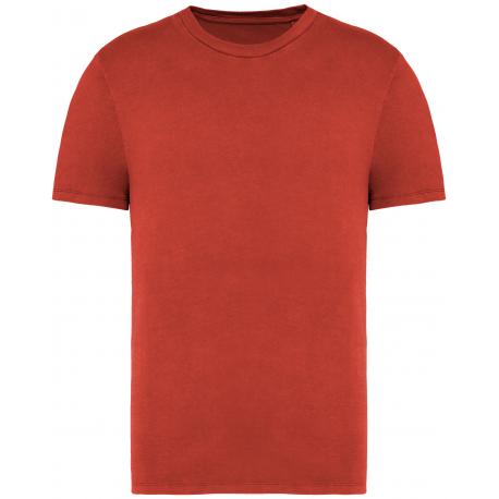 Camiseta ecorresponsable efecto lavado unisex