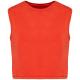 Camiseta crop ecorresponsable sin mangas mujer Ref.TTNS342-WASHED PAPRIKA