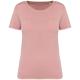 Camiseta ecorresponsable efecto lavado mujer Ref.TTNS316-WASHED PETAL ROSE