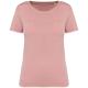 Camiseta ecorresponsable efecto lavado mujer Ref.TTNS316-WASHED PETAL ROSE