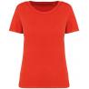 Camiseta ecorresponsable efecto lavado mujer