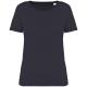 Camiseta ecorresponsable efecto lavado mujer Ref.TTNS316-WASHED COAL GREY