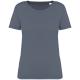 Camiseta ecorresponsable efecto lavado mujer Ref.TTNS316-WASHED MINERAL GREY