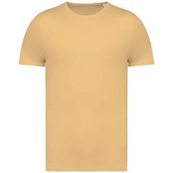 Camiseta unisex de cuello redondo efecto lavado manga corta