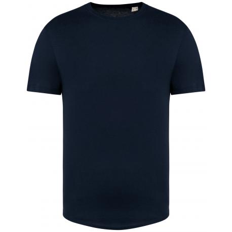 Camiseta con dobladillo redondeado hombre