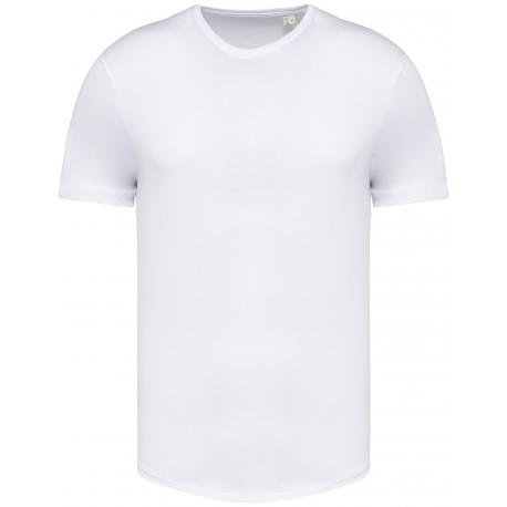 Camiseta con dobladillo redondeado hombre