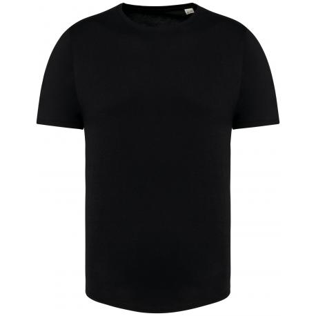 Camiseta con dobladillo redondeado hombre