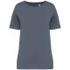 Camiseta ecorresponsable  efecto lavado mujer Ref.TTNS317-WASHED MINERAL GREY