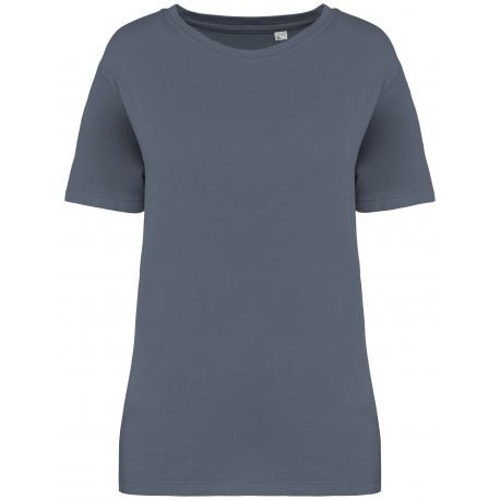Camiseta ecorresponsable  efecto lavado mujer