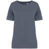 Camiseta ecorresponsable  efecto lavado mujer