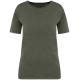 Camiseta efecto lavado- mujer - 165g Ref.TTNS317-WASHED ORGANIC KHAKI