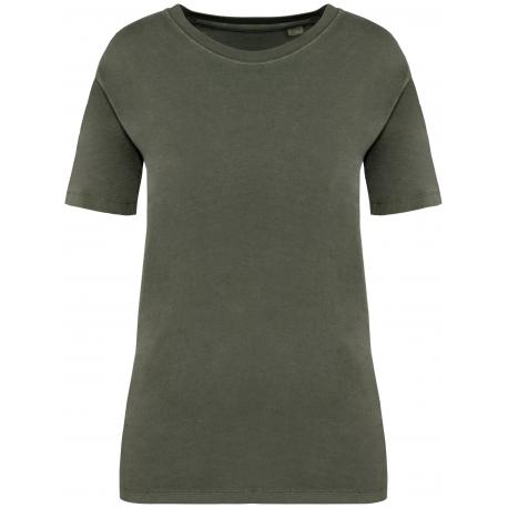 Camiseta efecto lavado- mujer - 165g