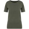 Camiseta efecto lavado- mujer - 165g