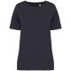 Camiseta ecorresponsable  efecto lavado mujer Ref.TTNS317-WASHED COAL GREY